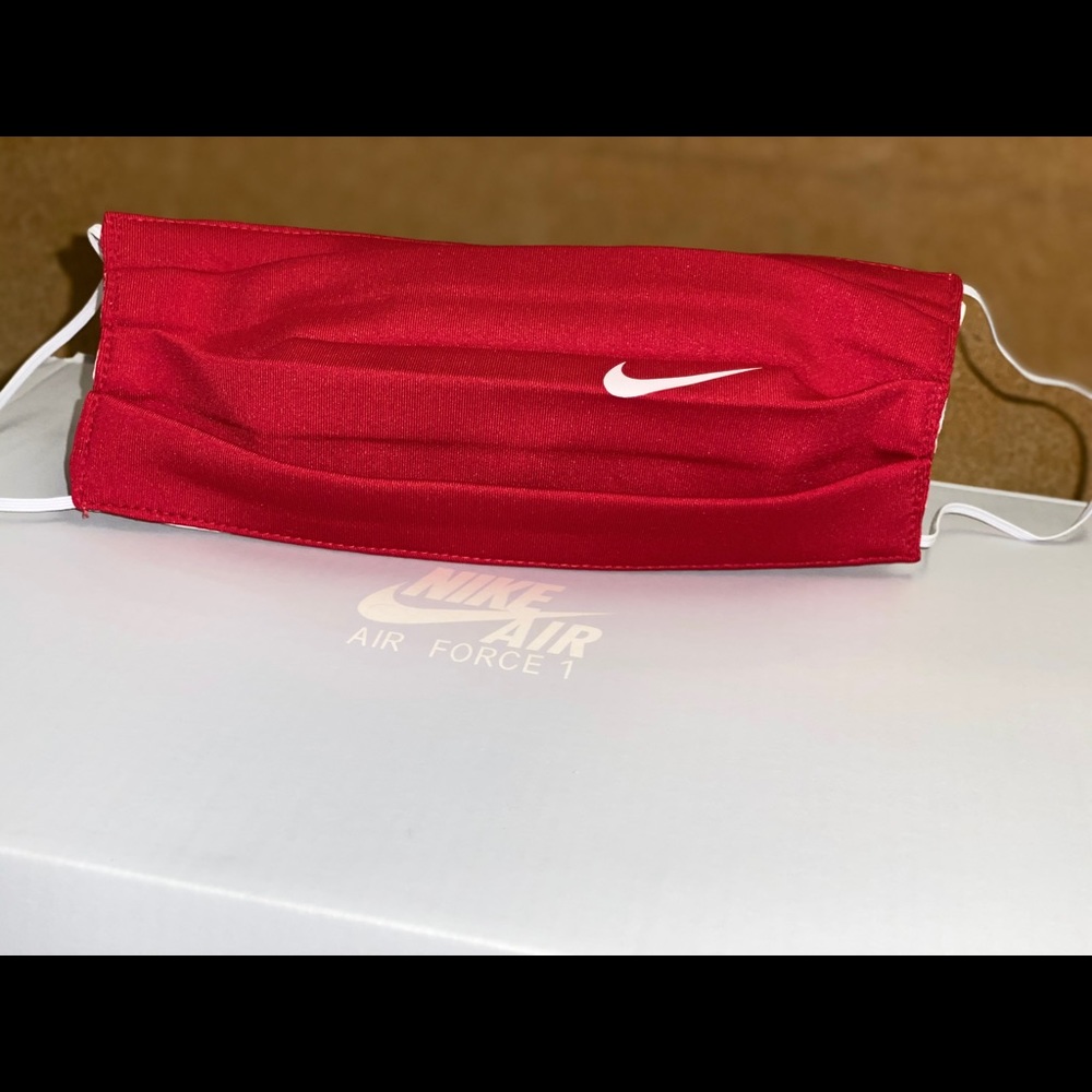 Red Nike Face Mask